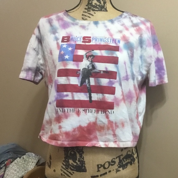 bruce Springsteen Tops - Upcycled tee